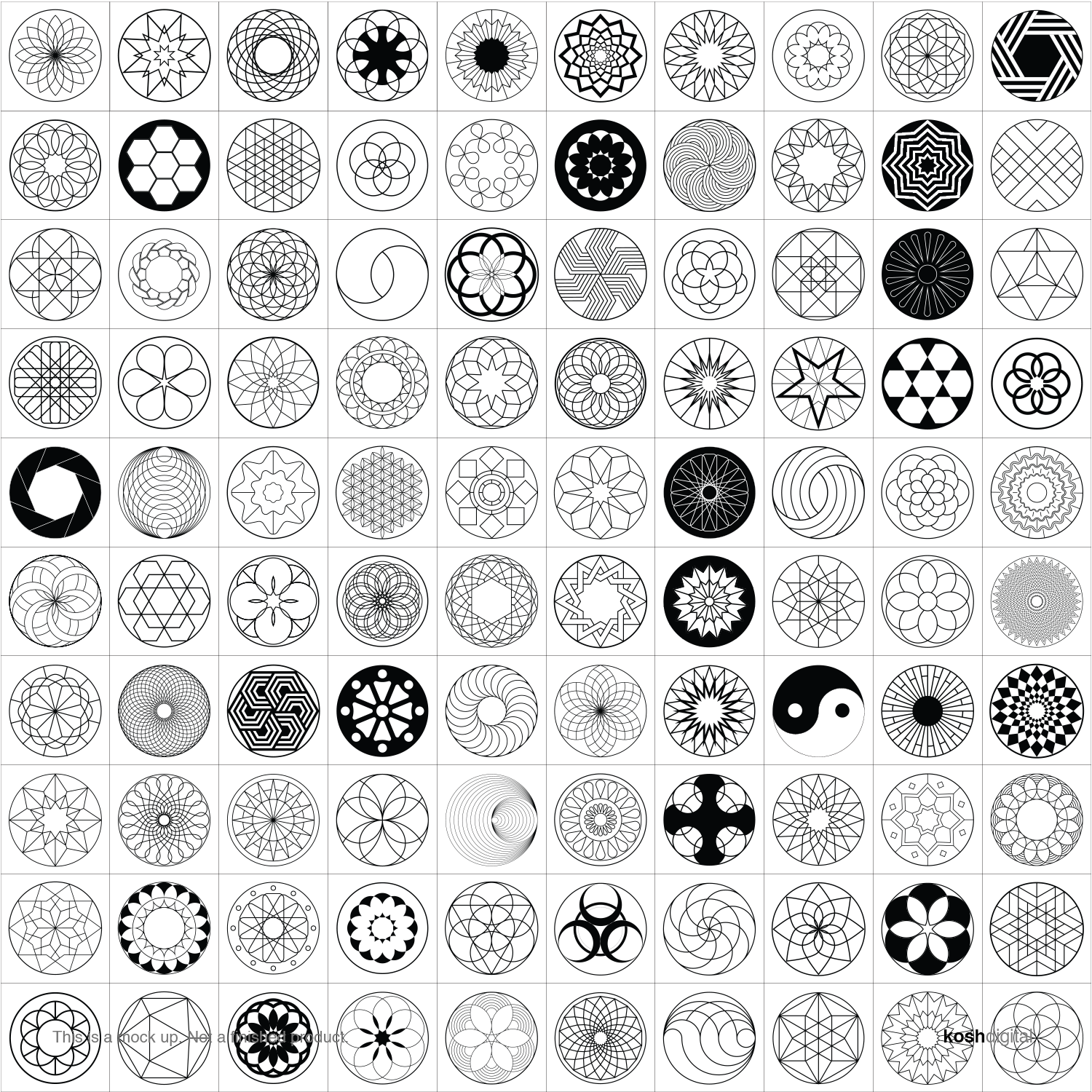 100+ Beautiful Geometric Patterns and Designs (Vector, SVG, PNG etc)